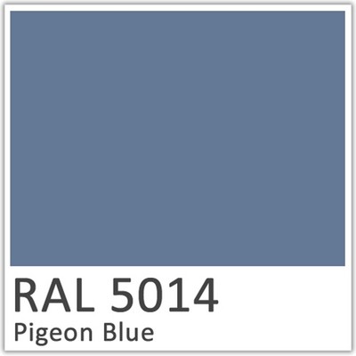 Pigeon Blue Polyester Flowcoat - RAL 5014