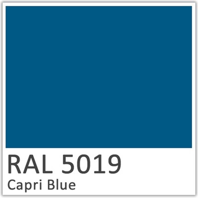 Capri Blue Polyester Flowcoat - RAL 5019