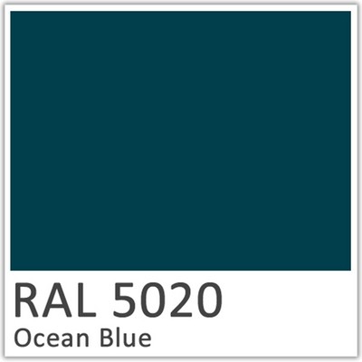 Ocean Blue Polyester Flowcoat - RAL 5020