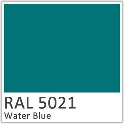 Water Blue Polyester Flowcoat - RAL 5021