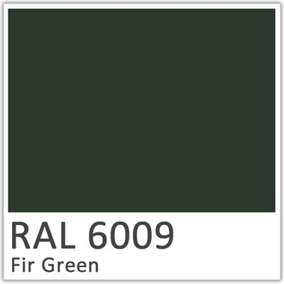 Fir Green Polyester Flowcoat - RAL 6009