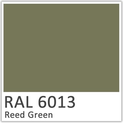 Reed Green Polyester Flowcoat - RAL 6013