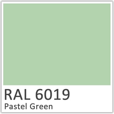 Pastel Green Polyester Flowcoat - RAL 6019