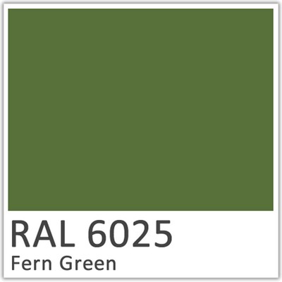 Fern Green Polyester Flowcoat - RAL 6025