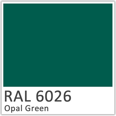 Opal Green Polyester Flowcoat - RAL 6026