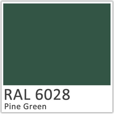 Pine Green Polyester Flowcoat - RAL 6028