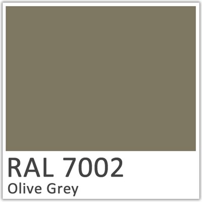 Olive Grey Polyester Flowcoat - RAL 7002