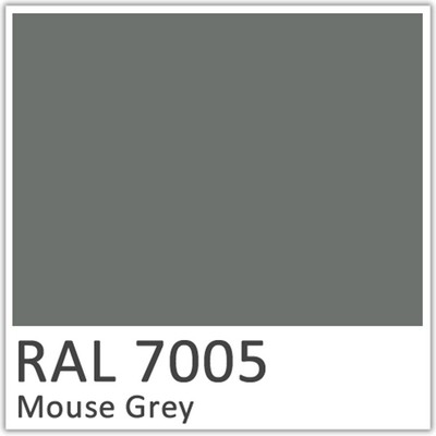Mouse Grey Polyester Flowcoat - RAL 7005