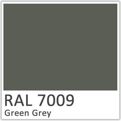 Green Grey Polyester Flowcoat - RAL 7009