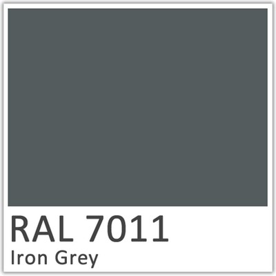 Iron Grey Polyester Flowcoat - RAL 7011