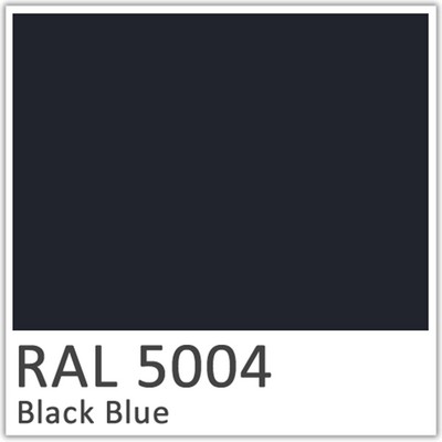 Black Blue Polyester Flowcoat - RAL 5004