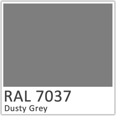 Dusty Grey Polyester Flowcoat - RAL 7037