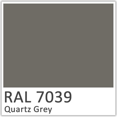 Quartz Grey Polyester Flowcoat - RAL 7039