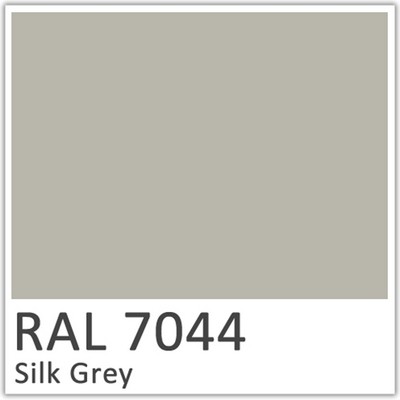 Silk Grey Polyester Flowcoat - RAL 7044