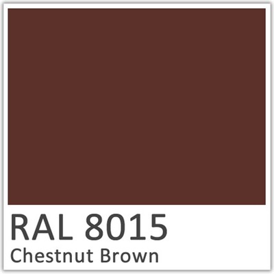 Chestnut Brown Polyester Flowcoat - RAL 8015