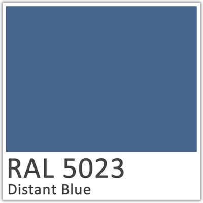 Distant Blue Polyester Flowcoat - RAL 5023
