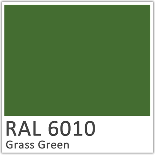 Grass Green Polyester Flowcoat - RAL 6010