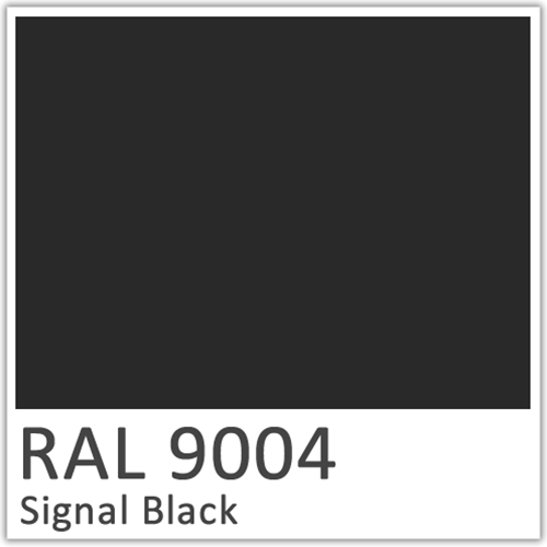 Signal Black Polyester Flowcoat - RAL 9004