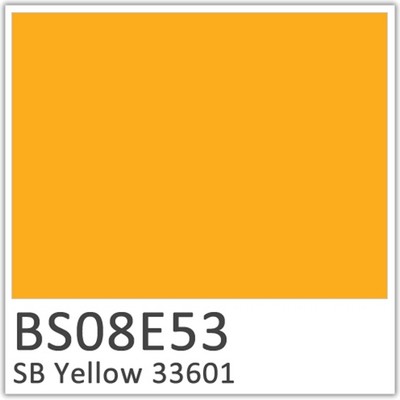 SB Yellow 33601 Polyester Flowcoat (BS08E53)