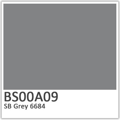 SB Grey 6684 Polyester Flowcoat (BS00A09)