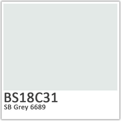 Polyester Flowcoat (BS18C31) SB Grey 6689