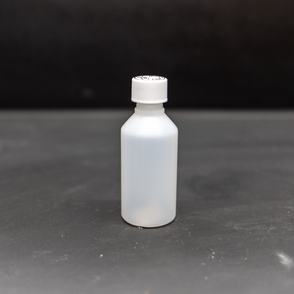 100 ML Plastic Natural Cylindrical Bottle 20mm Neck with child proof cap