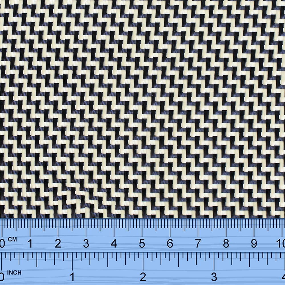 228g Twill Weave Carbon/Kevlar Cloth 1000mm wide