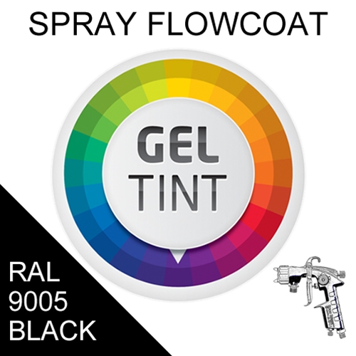 RAL 9005 Spray Flowcoat (Polyester) GT-900 - Black