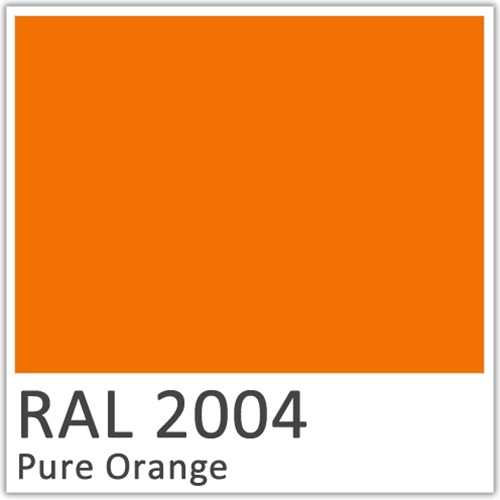 RAL 2004 Pure Orange Spray Polyester Flowcoat GT-900