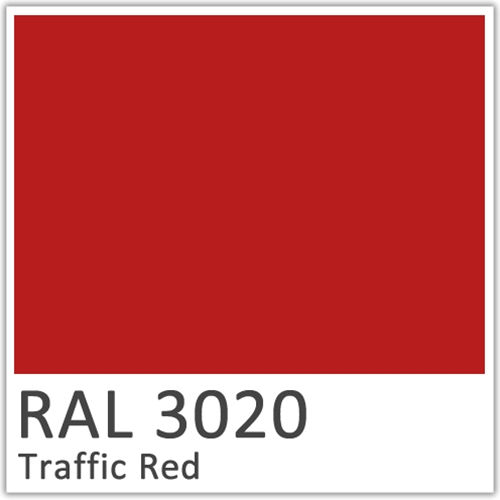 RAL 3020 Traffic Red Spray Polyester Flowcoat GT-900